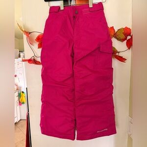 Columbia Kids dark Fuchsia Snow Pants